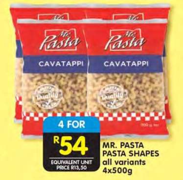 Mr. Pasta Pasta Shapes