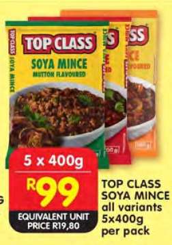 TOP CLASS SOYA MINCE