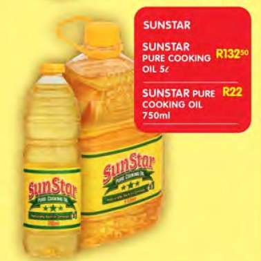 SUNSTAR PURE COOKING OIL 750ml
