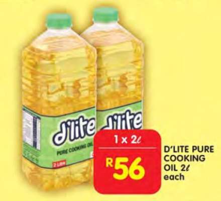 D'LITE PURE COOKING OIL 2ℓ