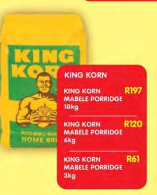 KING KORN MABELE PORRIDGE 10kg