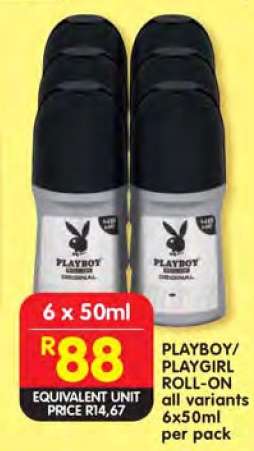 PLAYBOY/PLAYGIRL ROLL-ON