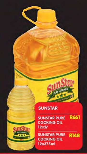 SUNSTAR PURE COOKING OIL 12x2ℓ