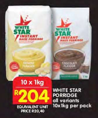 WHITE STAR PORRIDGE