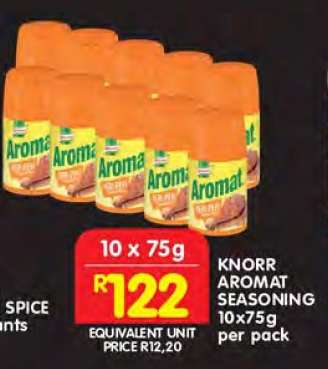 KNORR AROMAT SEASONING 10x75g