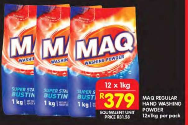 MAQ REGULAR HAND WASHING POWDER