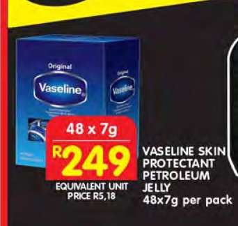 VASELINE SKIN PROTECTANT PETROLEUM JELLY