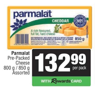 Parmalat Pre-Packed Cheese