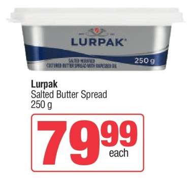Lurpak Salted Butter Spread