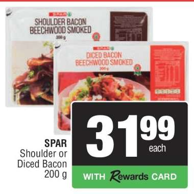 SPAR Shoulder or Diced Bacon