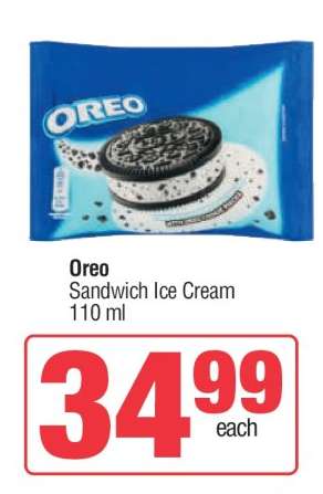 Oreo Sandwich Ice Cream