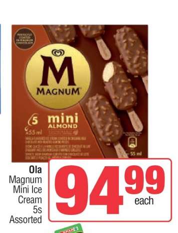 Ola Magnum Mini Ice Cream 5s Assorted