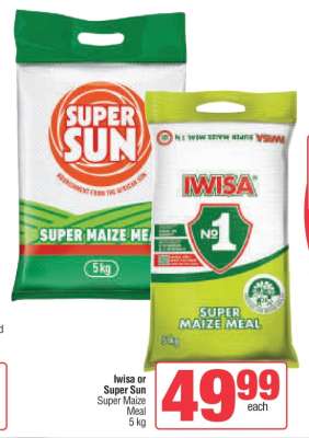 Iwisa or Super Sun Super Maize Meal