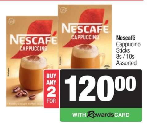 Nescafé Cappuccino Sticks