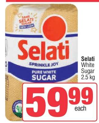 Selati White Sugar