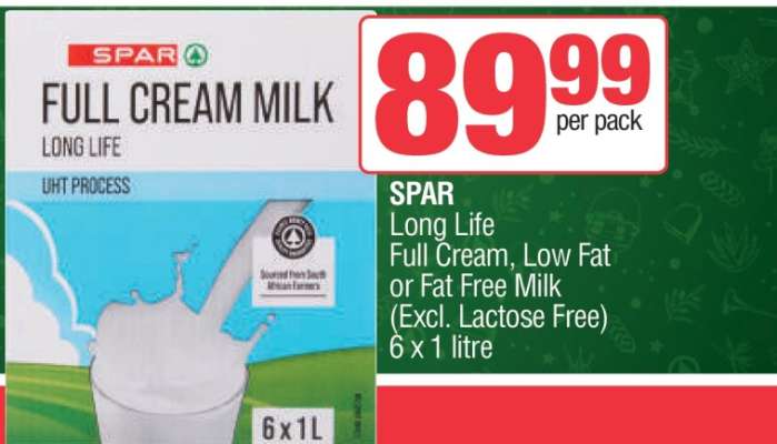 SPAR Long Life Milk