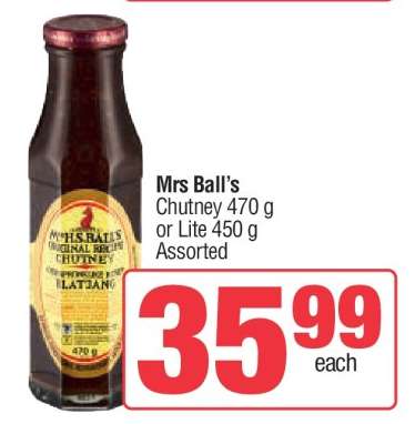 MRS BALL'S CHUTNEY
