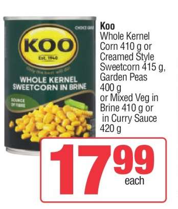 Koo Whole Kernel Corn