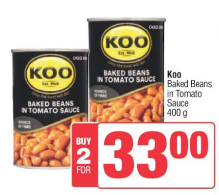 Koo Baked Beans in Tomato Sauce