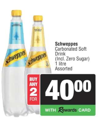 Schweppes Carbonated Soft Drink