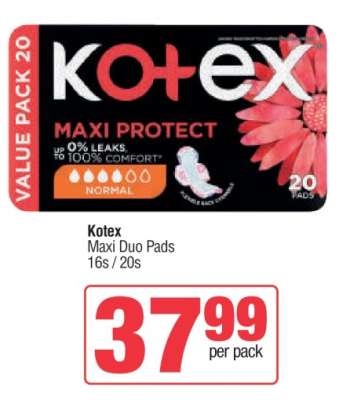 KOTEX Maxi Duo Pads