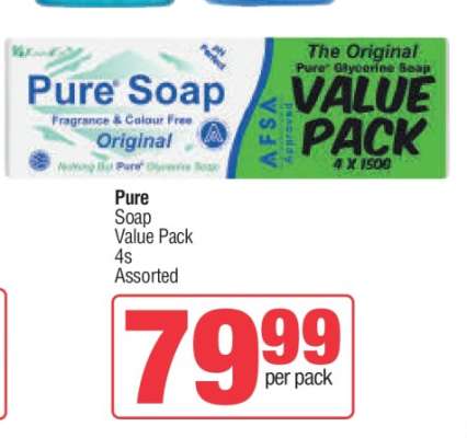 Pure Soap Value Pack