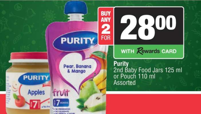 PURITY 2nd Baby Food