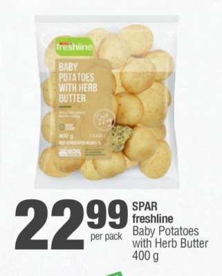 SPAR freshline Baby Potatoes with Herb Butter