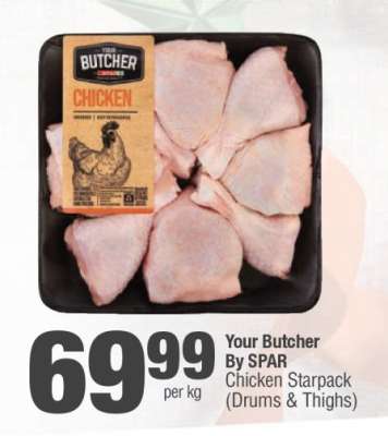 Your Butcher By SPAR Chicken Starpack (Drums & Thighs)