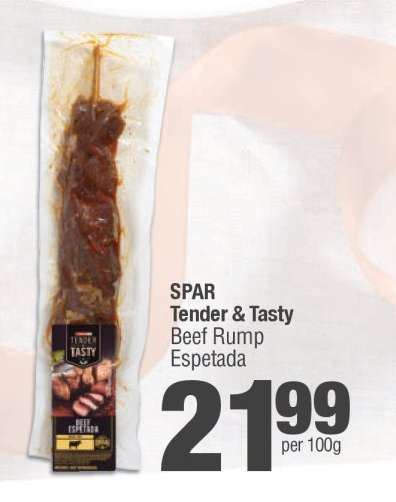 SPAR Tender & Tasty Beef Rump Espetada