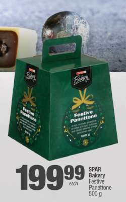 SPAR Bakery Festive Panettone