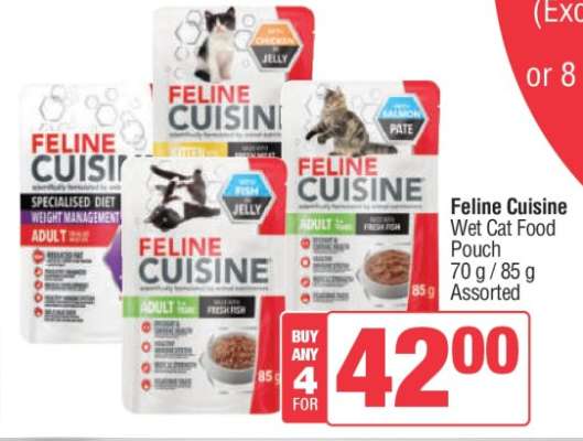 Feline Cuisine Wet Cat Food Pouch