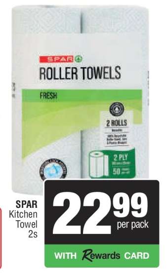 SPAR Kitchen Towel 2s