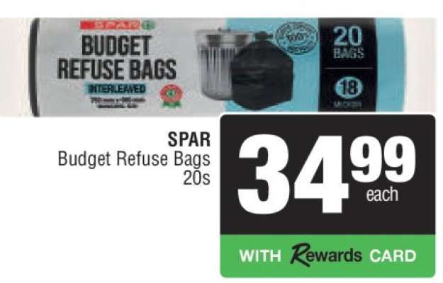 SPAR Budget Refuse Bags 20s