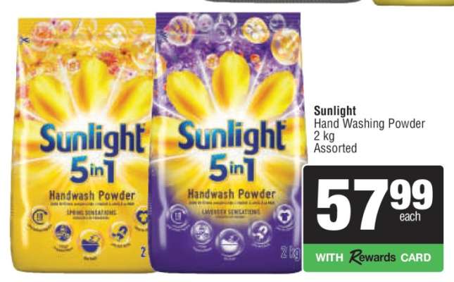 Sunlight Hand Washing Powder