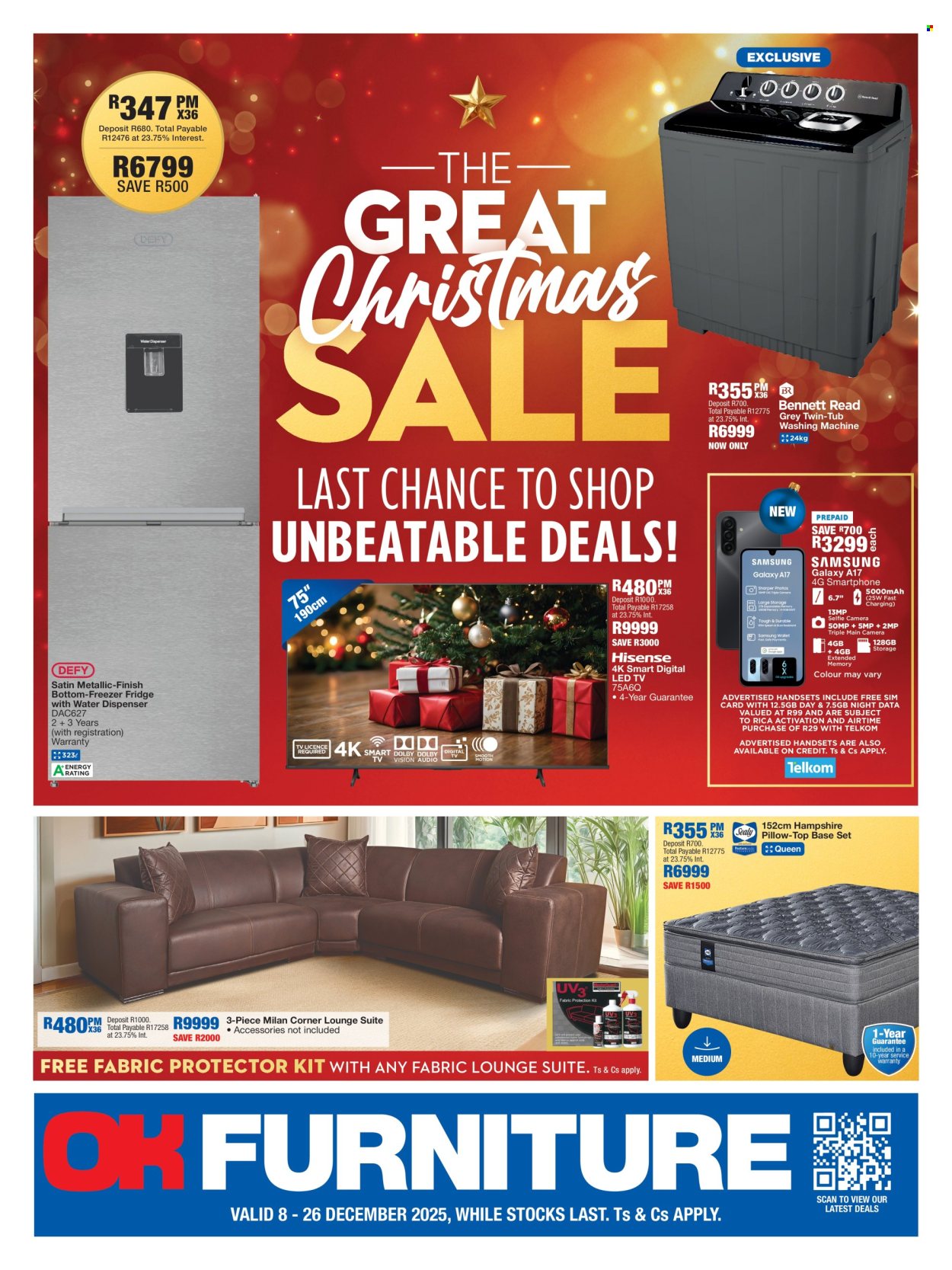OK Furniture specials - 08/12/2025 - 26/12/2025. Page 1