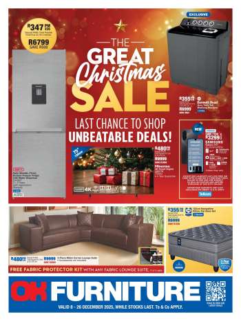 OK Furniture catalogue  - 08/12/2025 - 26/12/2025.