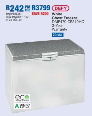 White Chest Freezer