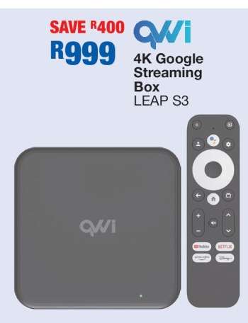 4K Google Streaming Box LEAP S3