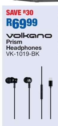 Volkano Prism Headphones VK-1019-BK