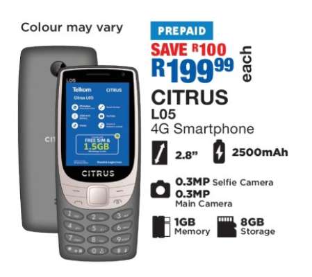 CITRUS L05 4G Smartphone