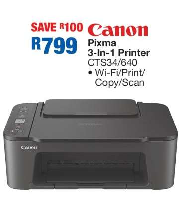 Canon Pixma 3-In-1 Printer CTS34/640