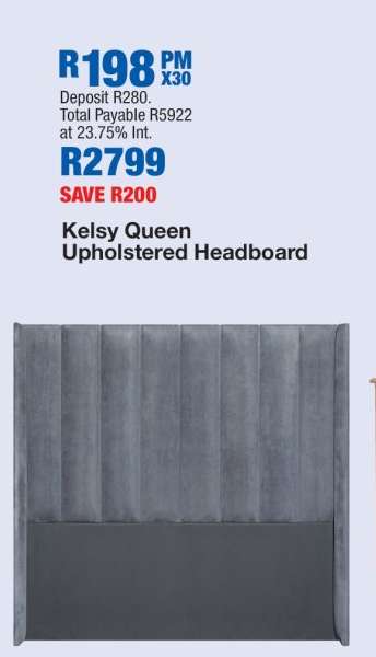 Kelsy Queen Upholstered Headboard