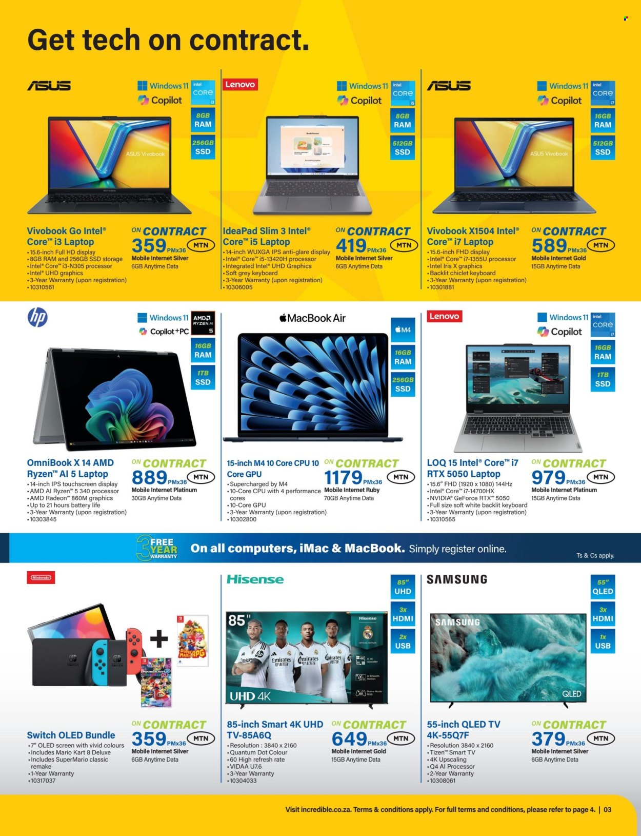 Incredible Connection specials - 07/12/2025 - 31/01/2026. Page 3