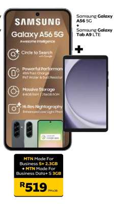 Samsung Galaxy A56 5G + Samsung Galaxy Tab A9 LTE