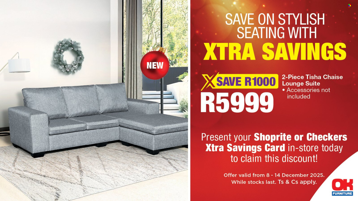 OK Furniture specials - 08/12/2025 - 14/12/2025. Page 1