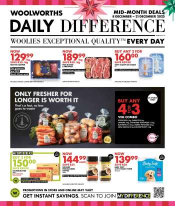 Woolworths catalogue  - 08/12/2025 - 21/12/2025.