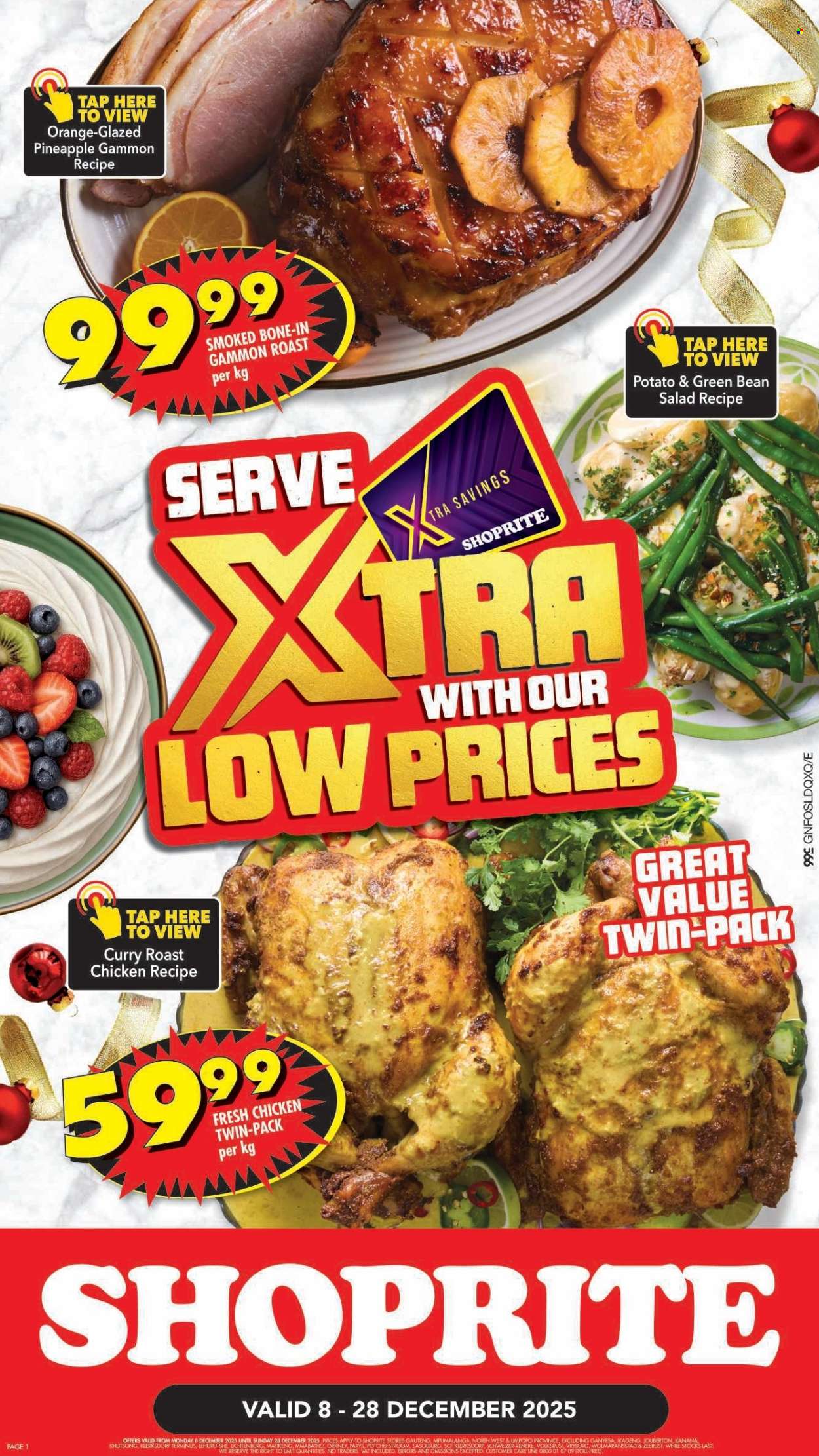 Shoprite specials - 08/12/2025 - 28/12/2025. Page 1
