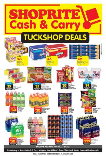 Shoprite catalogue  - 08/12/2025 - 04/01/2026.