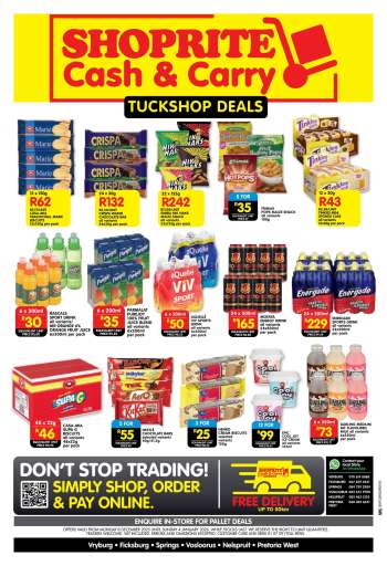 Shoprite catalogue  - 08/12/2025 - 04/01/2026.